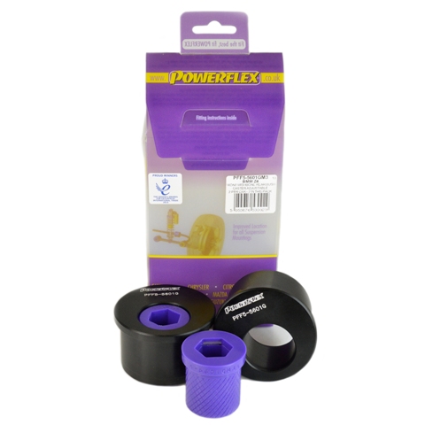 Powerflex Front Wishbone Rear Bushes - Aluminium Outer, Eccentric (E46 M3)