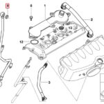 S54 Rocker Cover Oil Drain Pipe Crush Washers