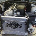 E46 M3 Radiator and oil cooler installed
