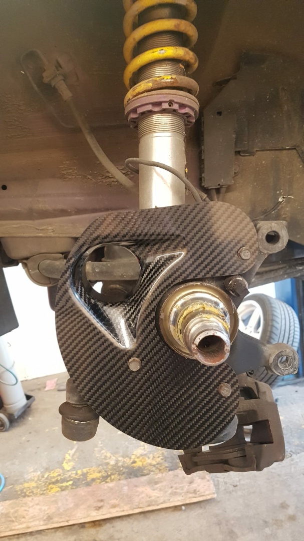 Burkhart Engineering Carbon Fibre Brake Backing Plates (E36 inc M3