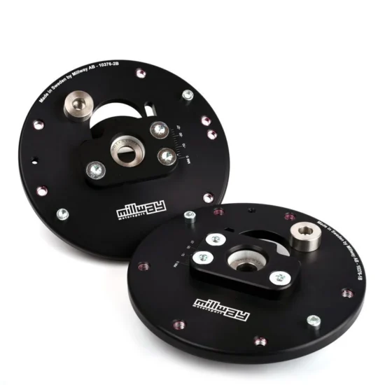 Millway Motorsport Street Camber Plates for F2X 1/2 Series and F3X 3/4 Series.