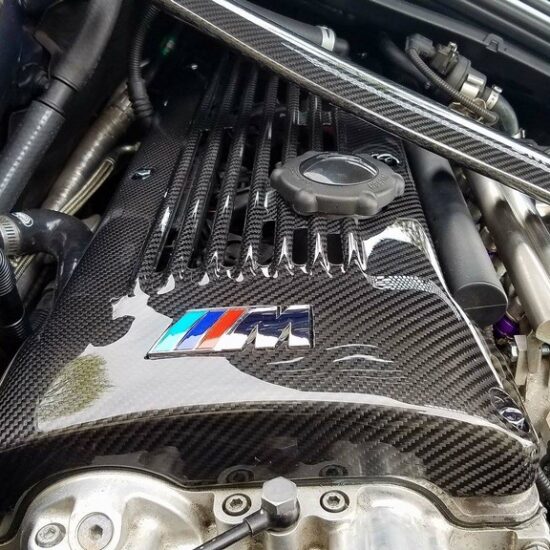 Karbonius Carbon Fibre Vented Engine Cover for S54.