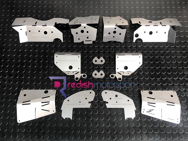 Redish Motorsport V3 RACP Reinforcement Plates (E46 inc M3) Redish Motorsport V3 RACP Reinforcement Plates (E46 inc M3)