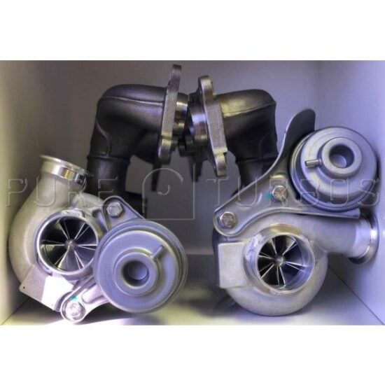 Pure Turbos N54 Stage 2 Cast Turbo Upgrade (E8X/E9X 135i/335i, E82 1M)
