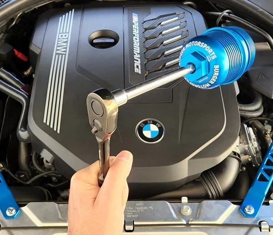 BMS Magnetic Billet Oil Filter Cap for B58.