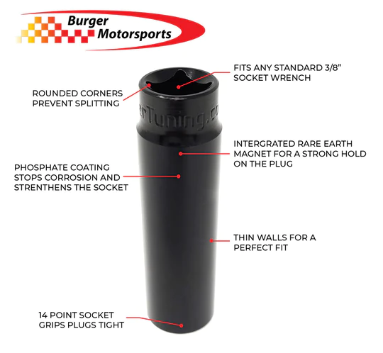 BMS Magnetic Spark Plug Socket (N54/N55/S55/S63/B48/B58/S58)