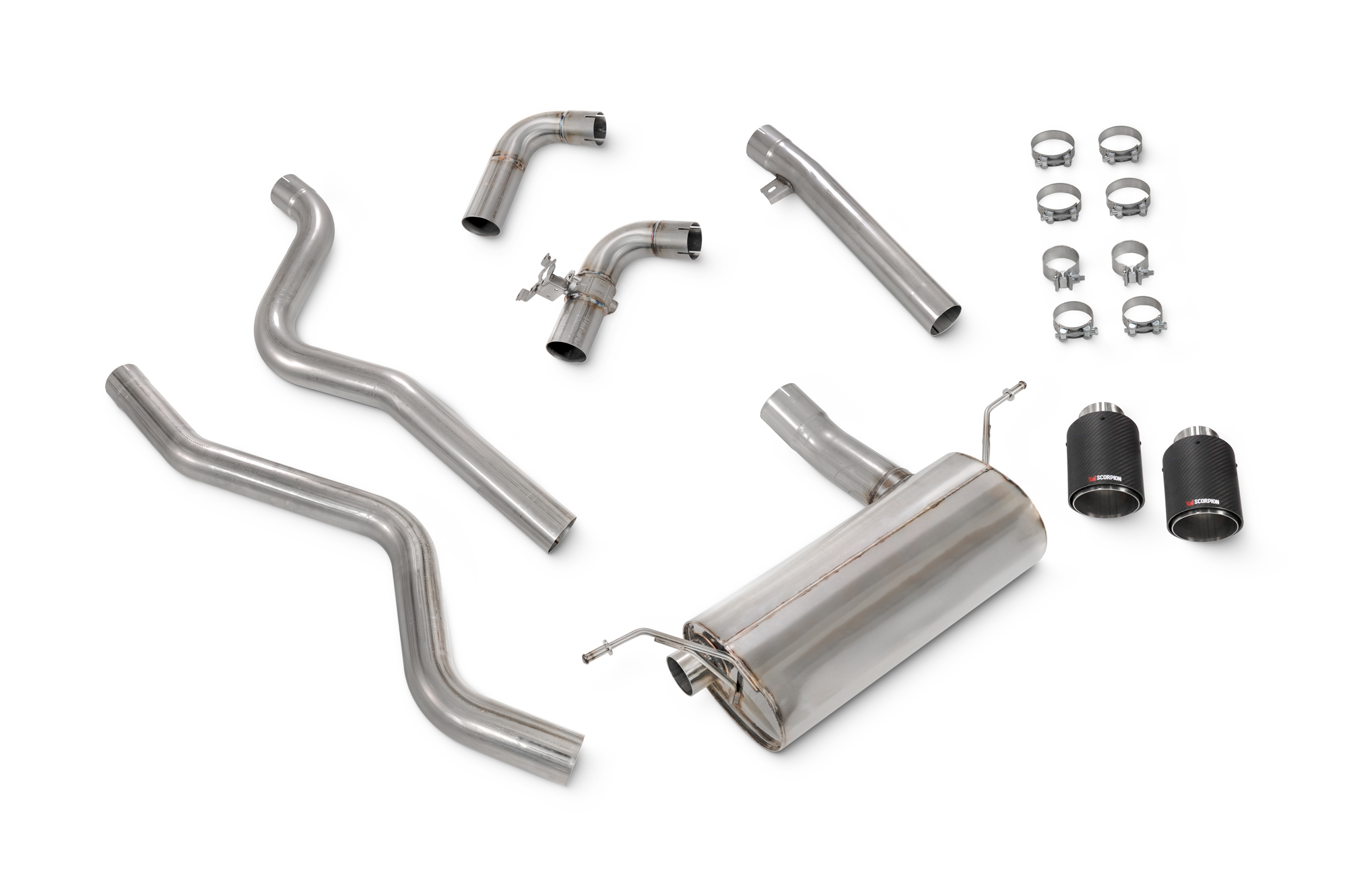 Scorpion Exhausts NonResonated CatBack System (F3X 340i/440i & xDrive