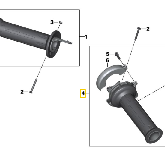 Throttle Grip - 61317708228