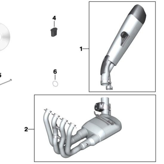 Set HP Sports Silencer (K46 S1000RR)