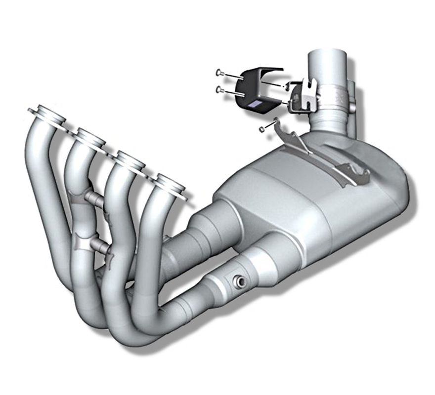 Set HP Front Silencer (K46 S1000RR) Set HP Front Silencer (K46 S1000RR)