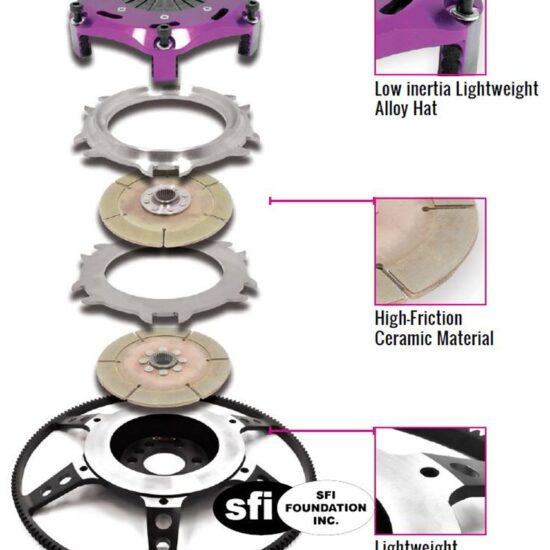 Xtreme Performance 184mm Twin Plate Solid Ceramic Clutch for S65