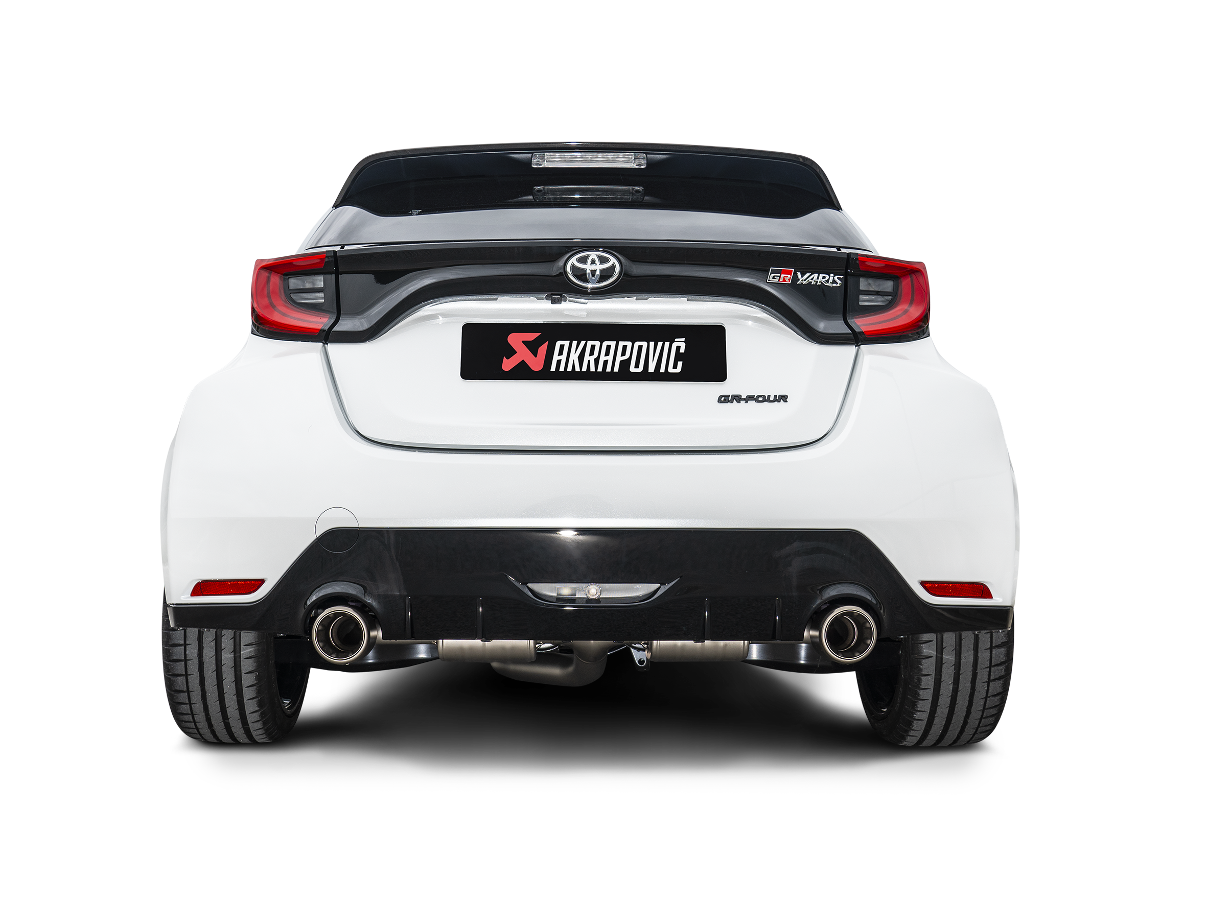 Akrapovic Titanium Slip on Line Exhaust System for Toyota GR Yaris