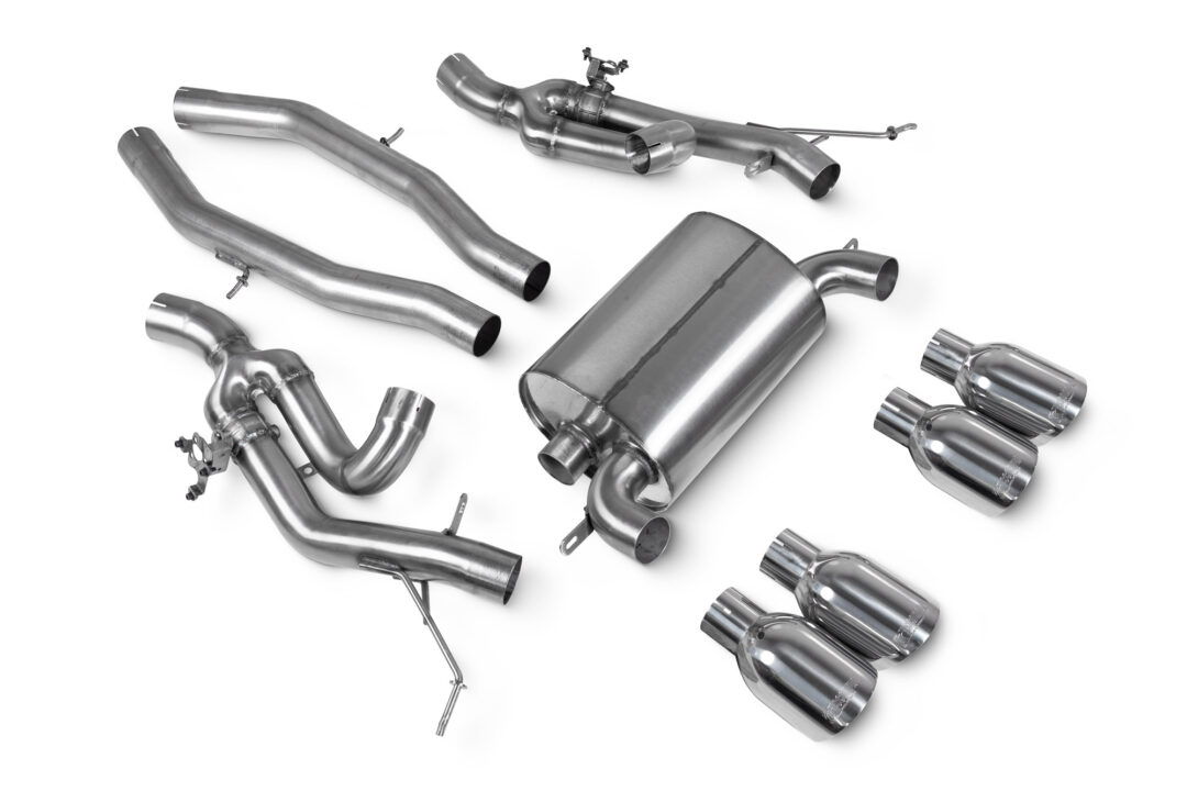 Scorpion Exhausts Half-System for G81 M3 Touring. Polished Daytona Trims