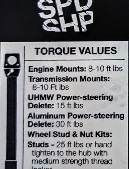 Condor general torque