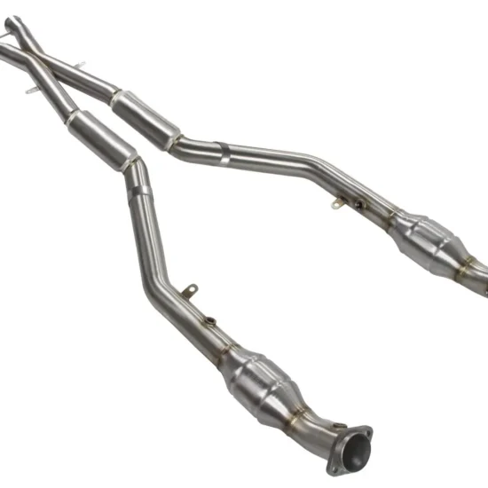 aFe Power Mach Force XP Resonated X-Pipe with Catalytic Converters (E9X M3)
