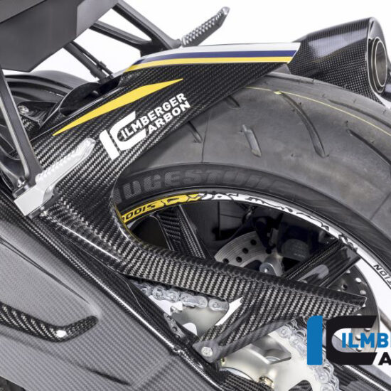 パーツ ILMBERGER Rear fender carbon S1000RR Ilmberger Carbon Rear Hugger incl. Chainguard (S1000RR Gen 1/2/3