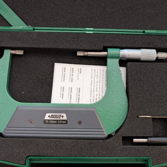 Insize 3232-100A Type A 75-100mm Blade Micrometer