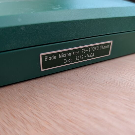 Insize 3232-100A Type A 75-100mm Blade Micrometer