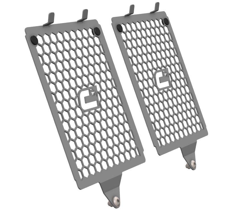 Architecture Radiator Guard Crosspro Stainless Steel Radiator Guards (R1300GS) - Hack Engineering