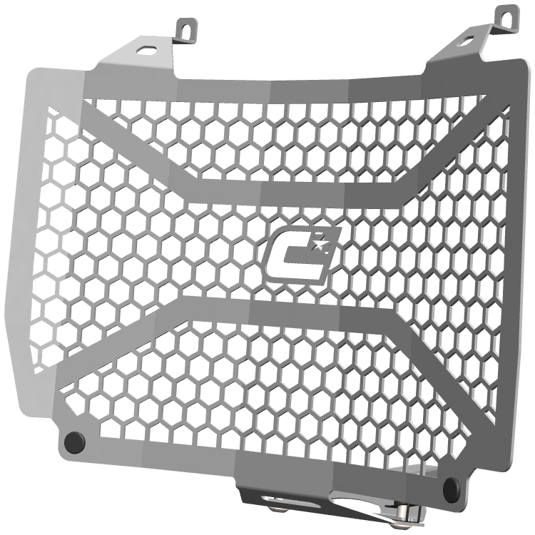 Volvo Radiator Guard Crosspro Stainless Steel Radiator Guard (F900GS) - Hack Engineering