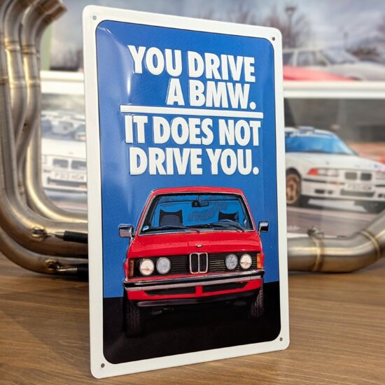 BMW 'Blechschild Claim' 20x30m Metal Sign