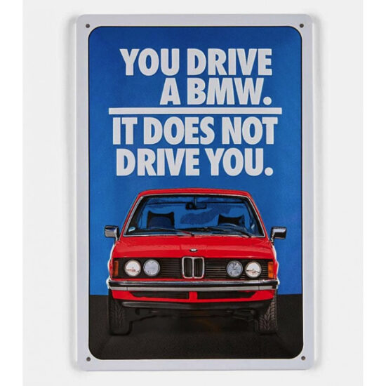BMW 'Blechschild Claim' 20x30m Metal Sign