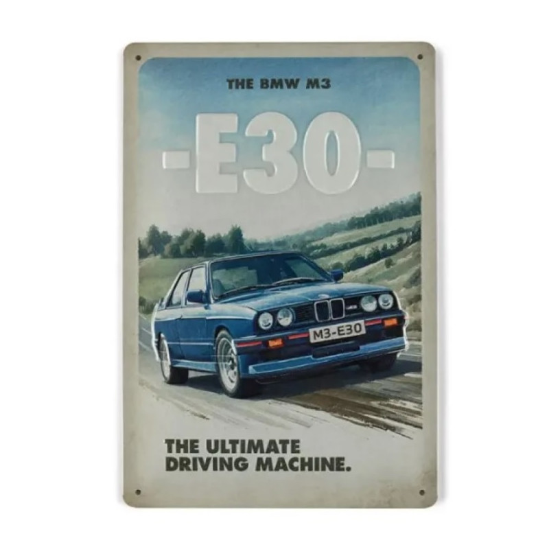 BMW 'Blechschild E-30' 20x30m Metal Sign