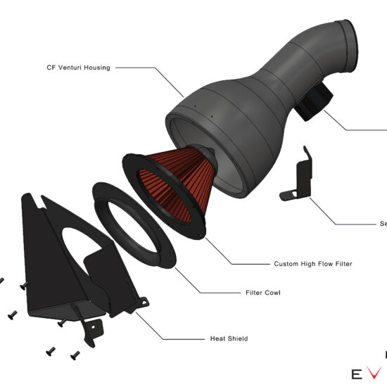 Eventuri Carbon Fibre Intake System for E36 M3.
