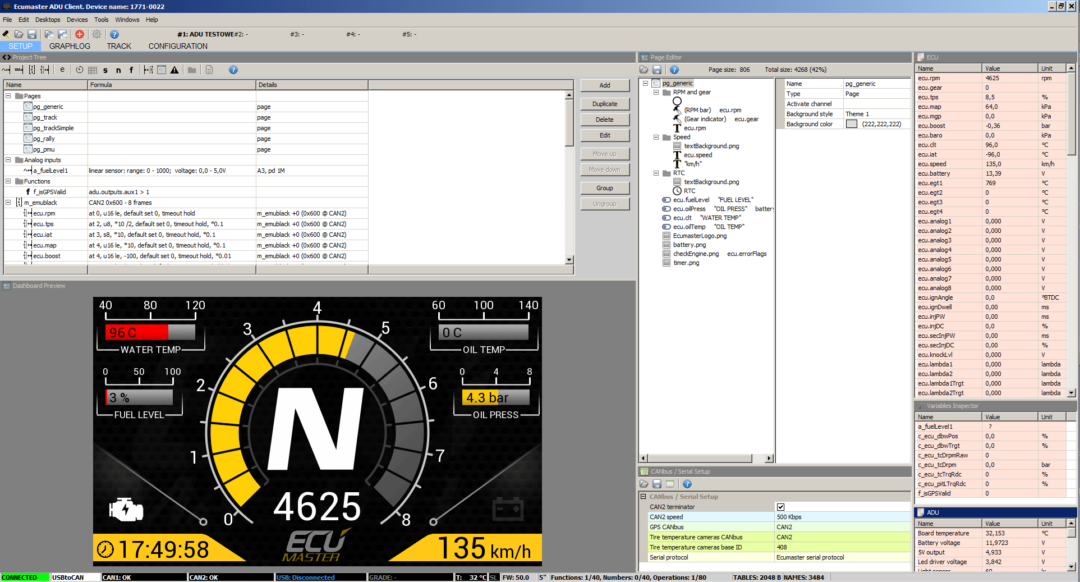 ECUMaster ADU Advanced Display Unit