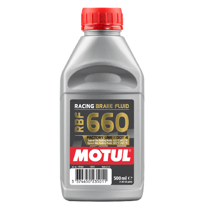 Motul RBF 660 Factory Line Brake Fluid, 500ml. Motul RBF 660 Factory Line Brake Fluid, 500ml.