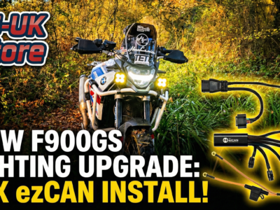 GS-UK: Everything you need to know about HEX ezCAN - F900GS Install with Denali DL4 Lights!