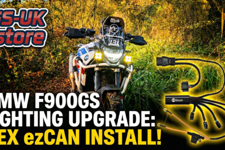 GS-UK: Everything you need to know about HEX ezCAN - F900GS Install with Denali DL4 Lights!