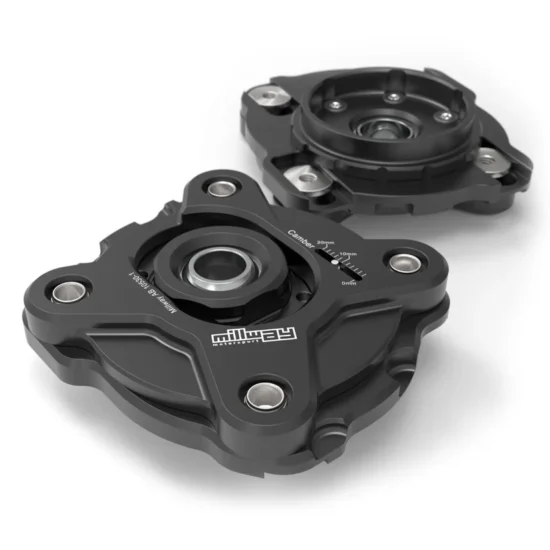 Millway Motorsport Adjustable Camber Plates for Toyota Supra.